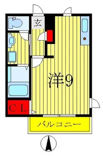 ブルーウェル【3階】の間取り