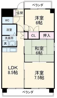 ラ・ミノール【2階】の間取り