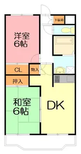 ダンデライアン鵠沼【1階】の間取り