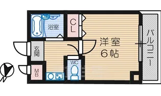 赤畑ハイツ【3階】の間取り