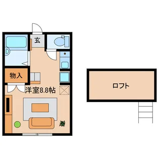 cocosumu I【1階】の間取り