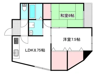 ネオライフ舟入【10階】の間取り