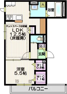 URBAN RESIDENCE II【3階】の間取り