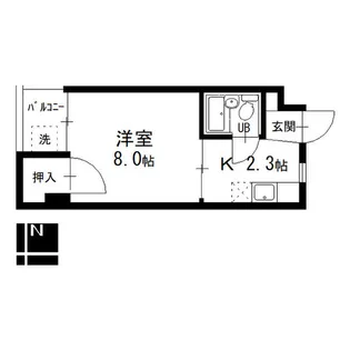東山レジデンス【4階】の間取り
