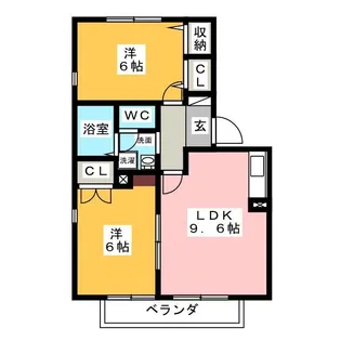 サンシャイン【2階】の間取り