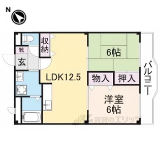 グランシャリオN棟【2階】の間取り
