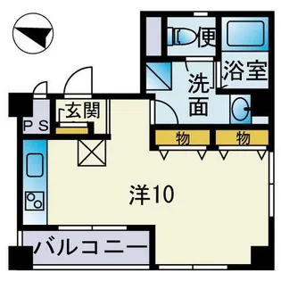 リノスタイル月島【3階】の間取り