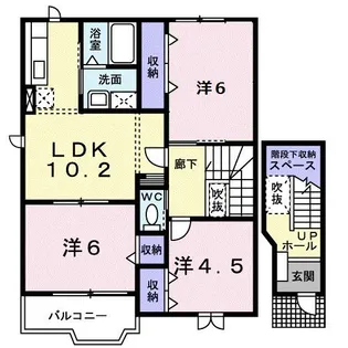 エクセルI【2階】の間取り