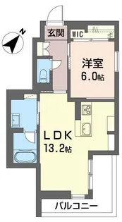 ヴェルジェ・ミリュー【2階】の間取り