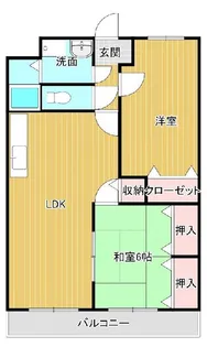 フレンドリーハイツ【2階】の間取り