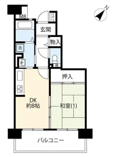 UR三鷹台【9階】の間取り