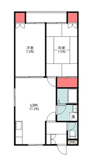 ソレイユ光の丘【1階】の間取り