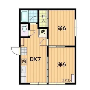 メゾン白樺【2階】の間取り