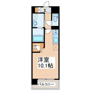 SQUARE坪井【6階】の間取り