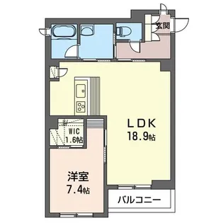 ドリーミオ ミヤビ【3階】の間取り
