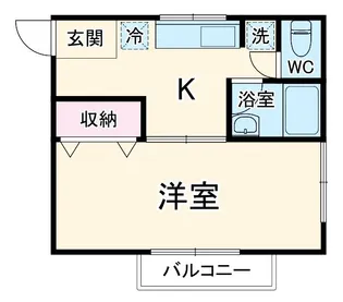 ハイツK8【1階】の間取り