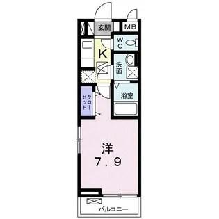 ラウレア・ハレ【1階】の間取り