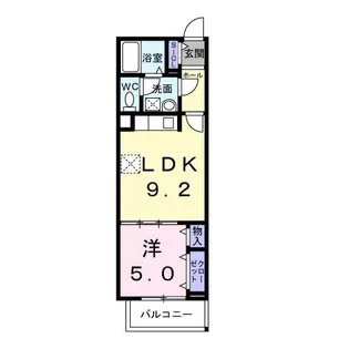 ヒカルサ尼崎若王寺【3階】の間取り