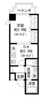 ソレール猿江【4階】の間取り