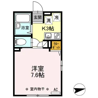 フローラ・フジタ【2階】の間取り