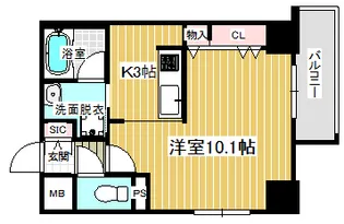 Diax ~ダイアックス~【3階】の間取り