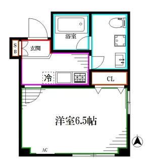 マイン中野【3階】の間取り