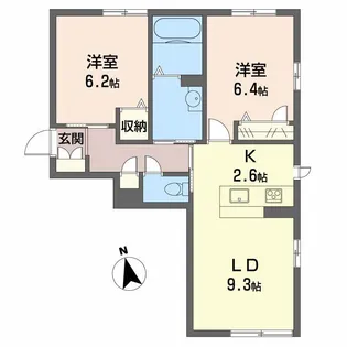 Riviere(リヴィエール)【1階】の間取り