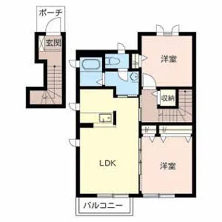 カサ エクセレンテI【2階】の間取り