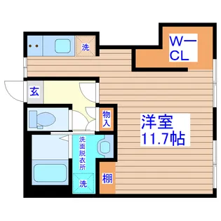 コーポ華【1階】の間取り