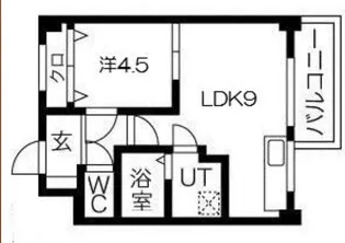 エルパラッツォ京橋【5階】の間取り