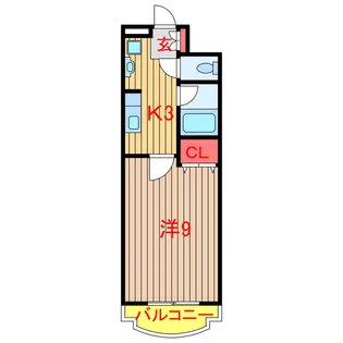 スカイハウス八千代【1階】の間取り