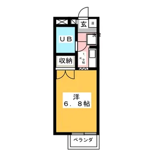 フォレストハイツ【1階】の間取り