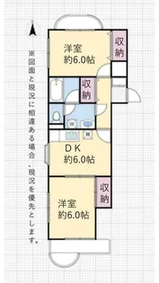 メゾンド ジュワン【1階】の間取り