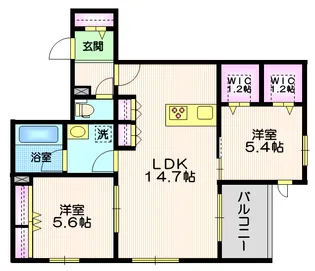 ルピナス【3階】の間取り