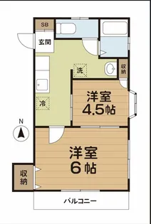 石沢ビル【2階】の間取り