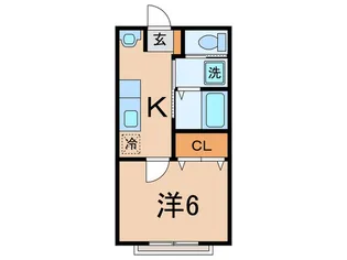コモンフォ-ト【2階】の間取り