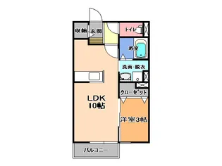 エターナルD【1階】の間取り