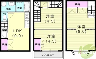 新長田幸楽園ビル【1階】の間取り