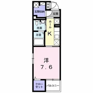 ブルージュ【5階】の間取り