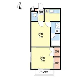 プレミールII【1階】の間取り
