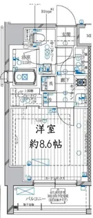 レガリス高田馬場【4階】の間取り