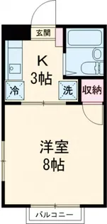 パークヒルズ・K【1階】の間取り