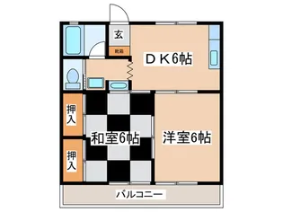 塚場ハイツ I【2階】の間取り