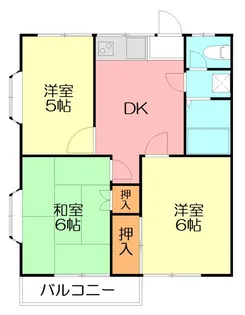 コーポかつ【2階】の間取り