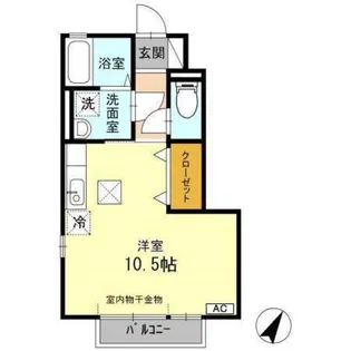 Leaves view【1階】の間取り