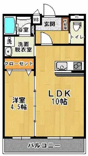マンションプラチードグランデ【1階】の間取り