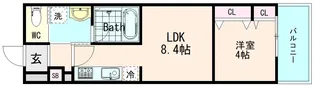 Gracias Court樟葉NORTH【3階】の間取り