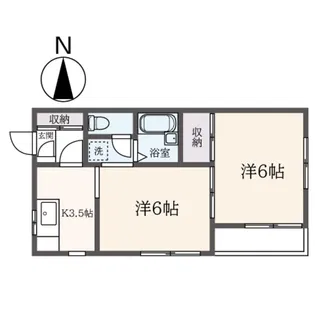 高橋メゾン【2階】の間取り