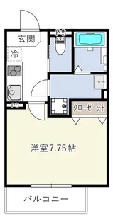 INOVE小若江IV【3階】の間取り
