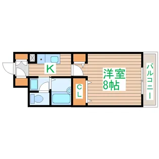 アーバンステイツニュー大和【3階】の間取り
